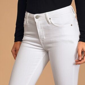 Just Black White Denim Skinny Jeans – Size 27